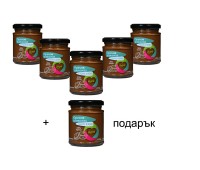 Течен шоколад с 35% орехи - 5 броя плюс 1брой подарък Течен шоколад с 35% орехи - 5 броя плюс 1брой подарък